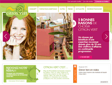 Tablet Screenshot of franchise.citron-vert.fr